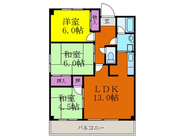 エマブル樫切山の物件間取画像